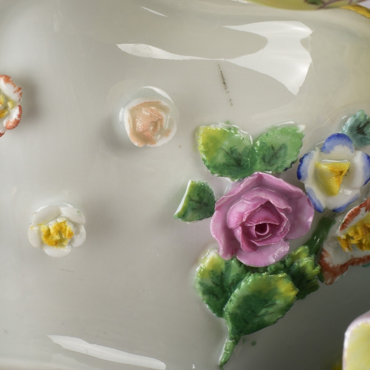 Meissen German Porcelain Figural Sweetmeat Dish