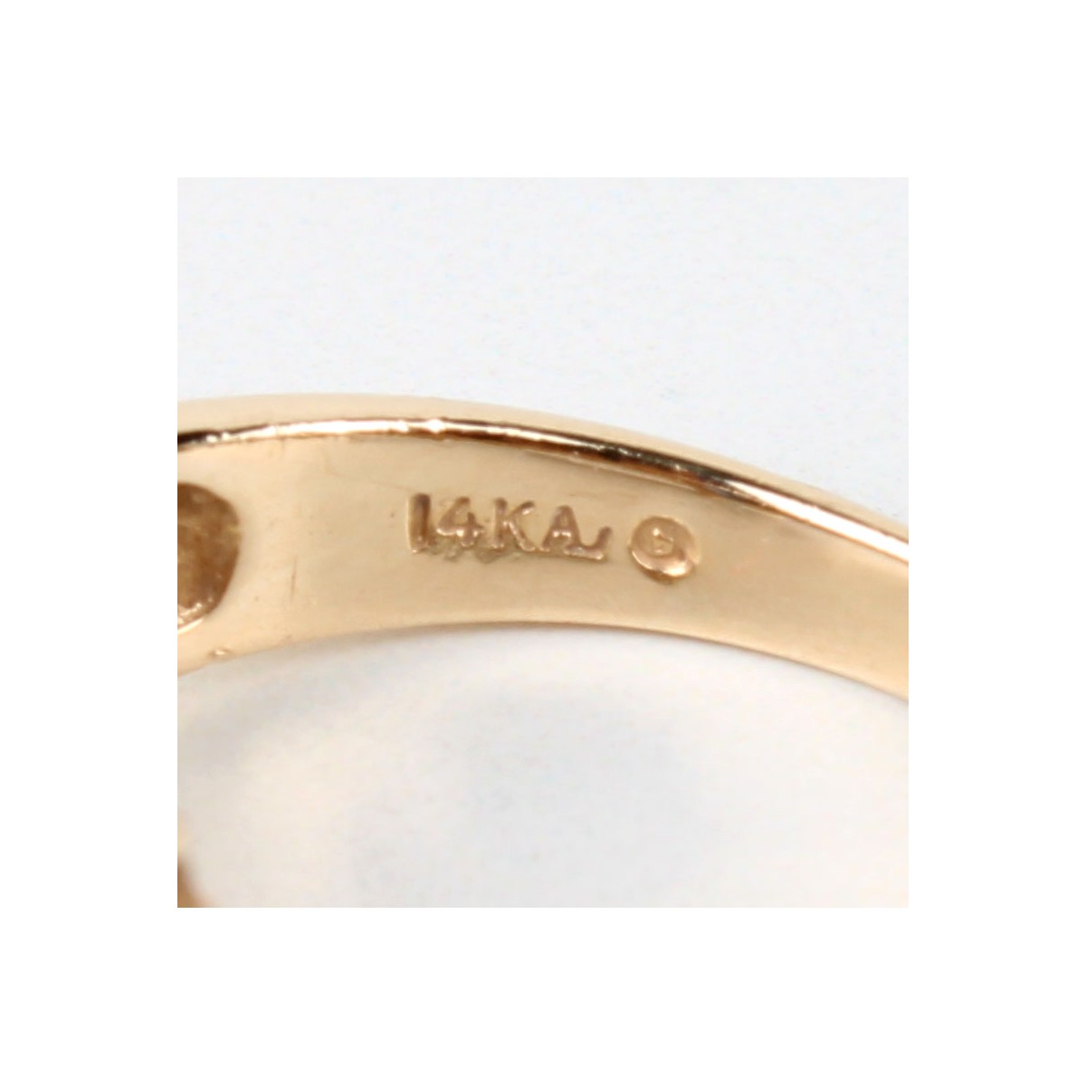 Sapphire, Diamond and 14K Ring