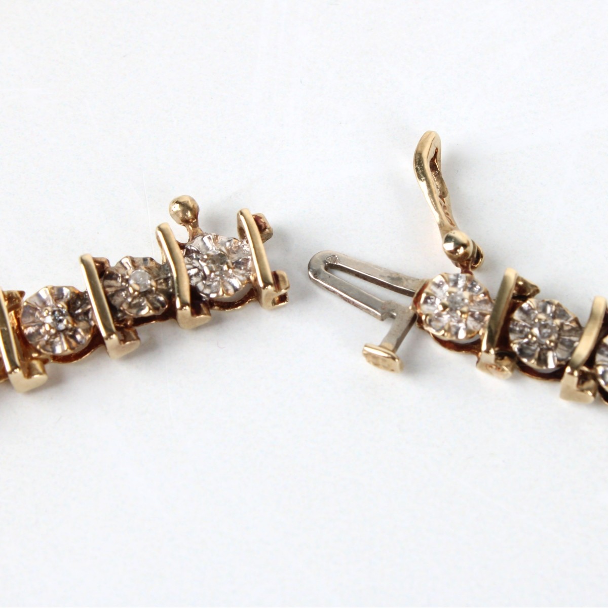 Diamond and 10K Bracelet