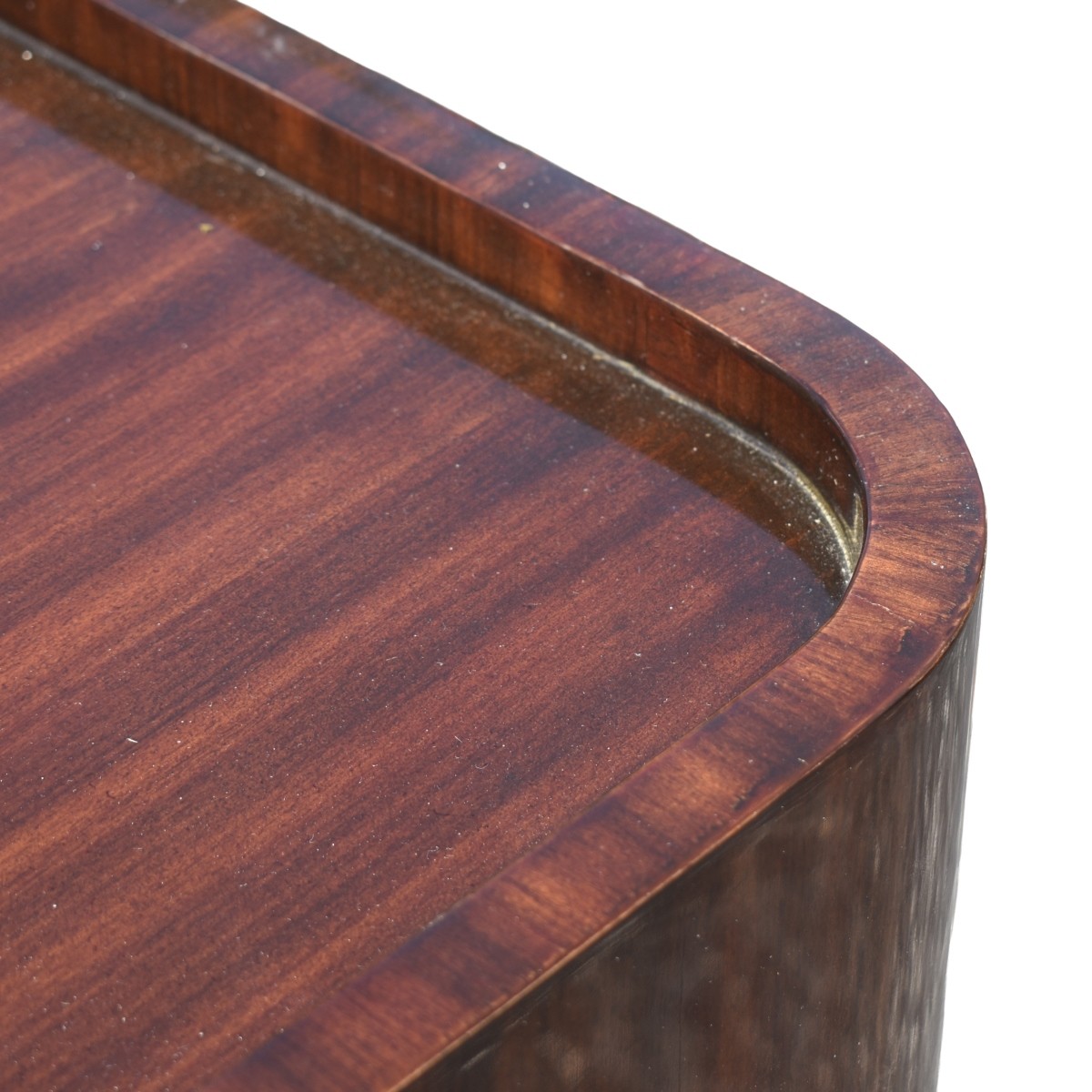 Pair of Ralph Lauren Polished Rosewood Nightstands