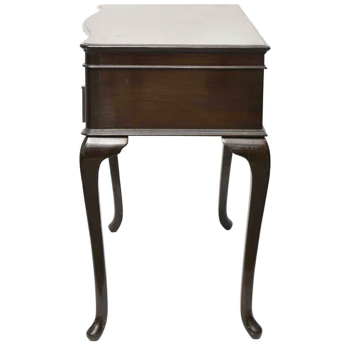 Vintage Queen Ann Style Wood Silver Chest