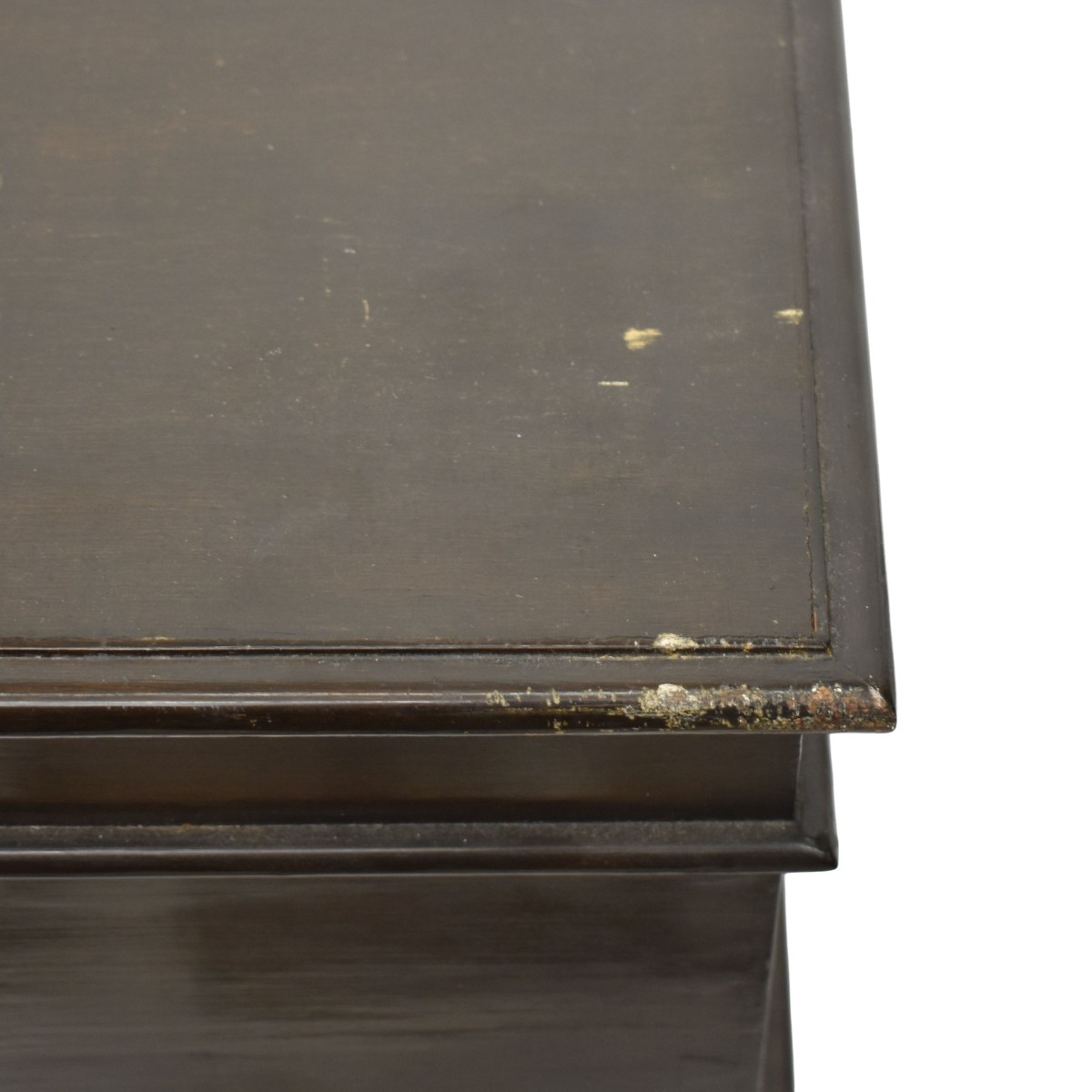Vintage Queen Ann Style Wood Silver Chest