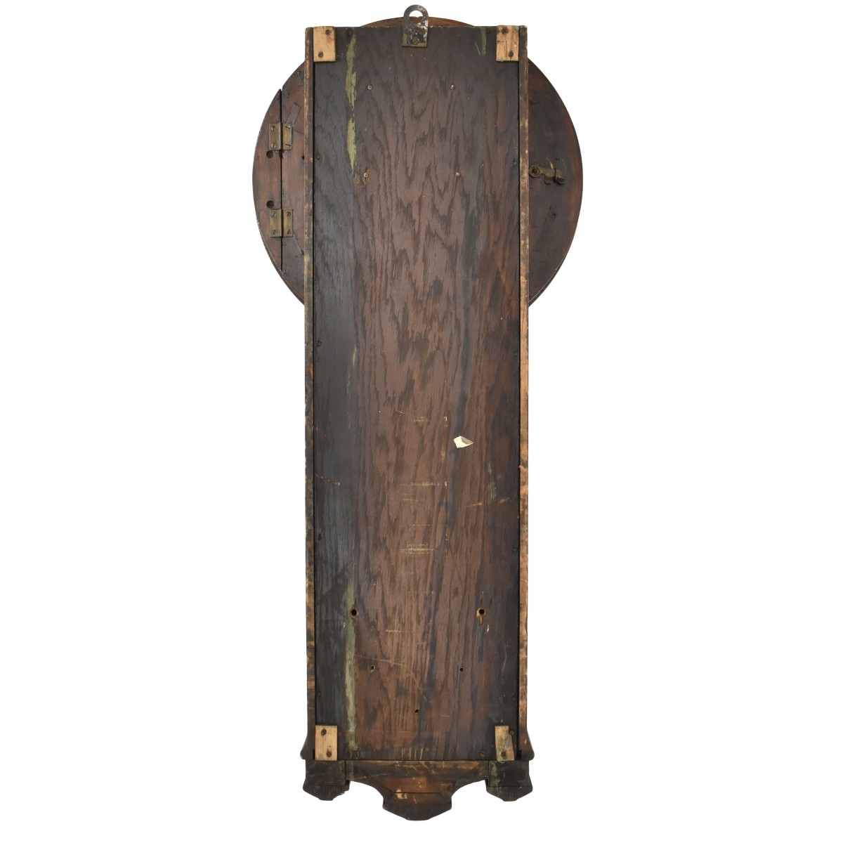 Antique Oak One Weight Regulator Wall Clock