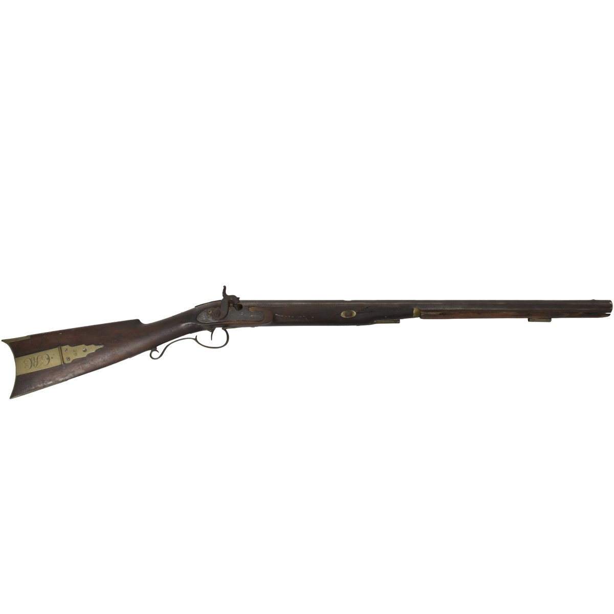 Antique Flintlock Long Rifle