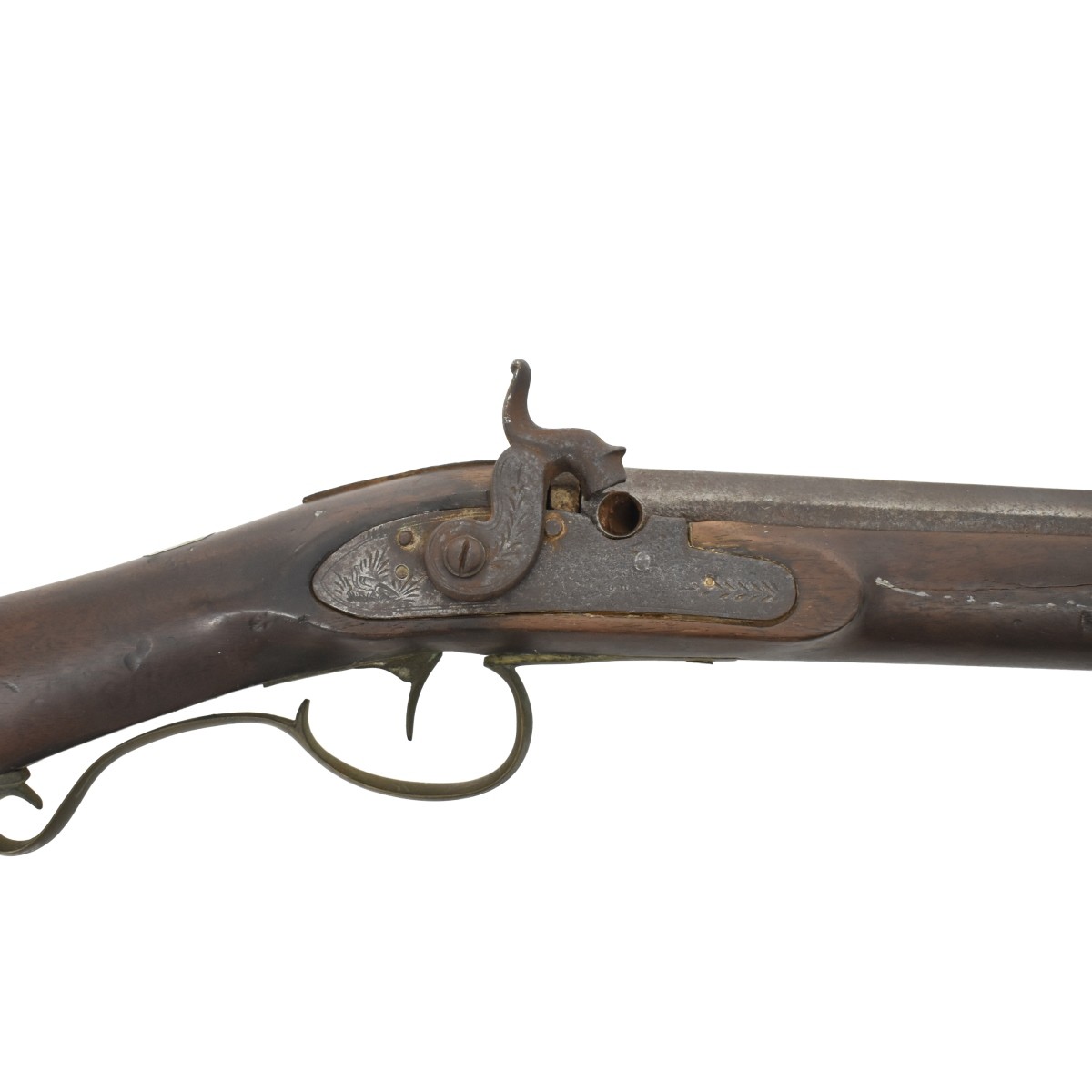 Antique Flintlock Long Rifle
