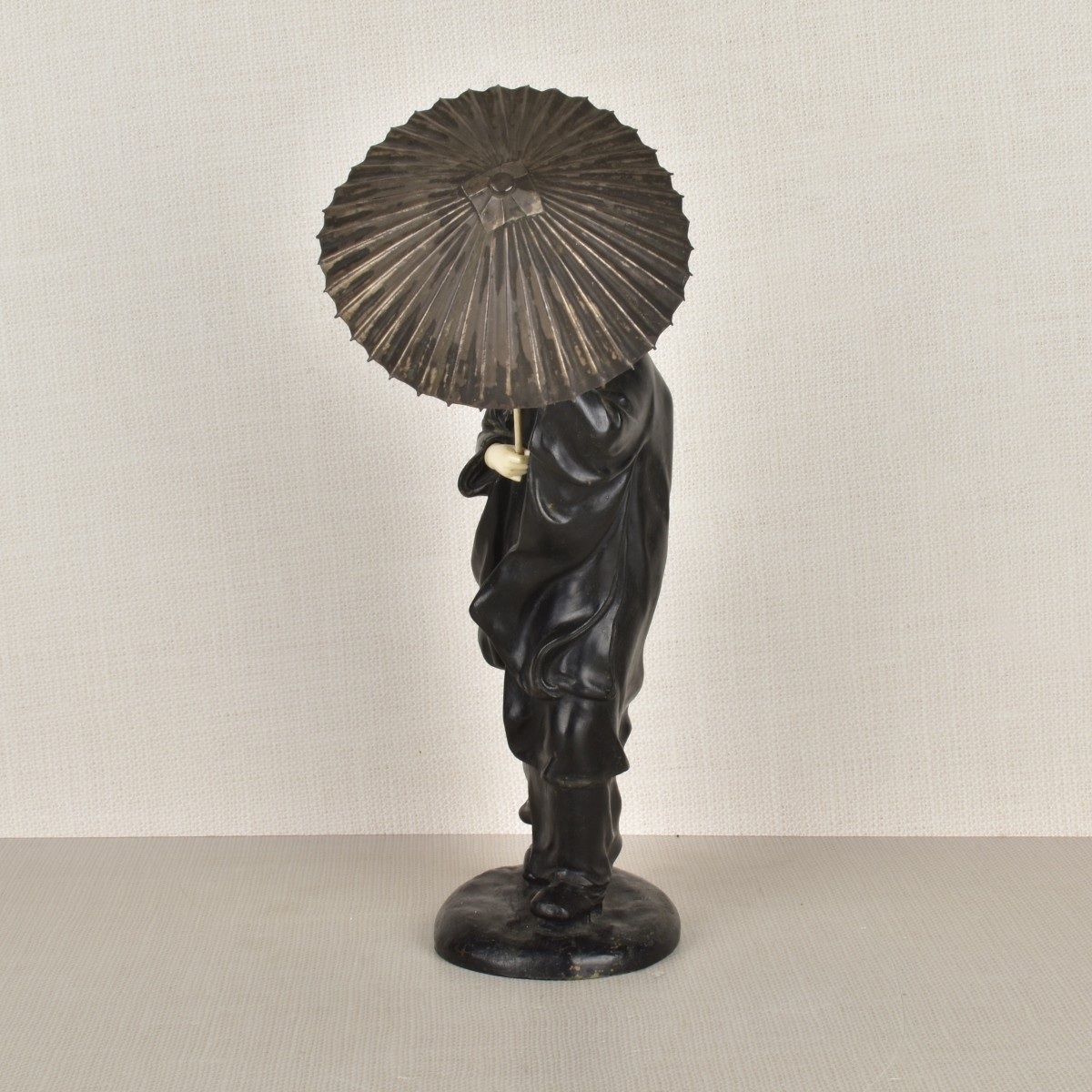 Bronze Japanese Carved Geisha