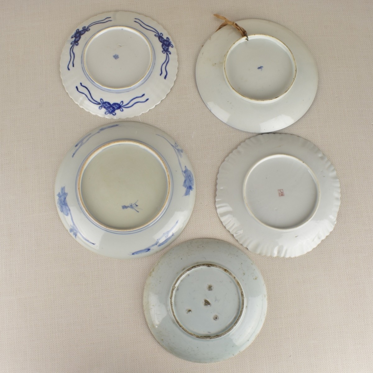 Japanese Studio Porcelain Plates