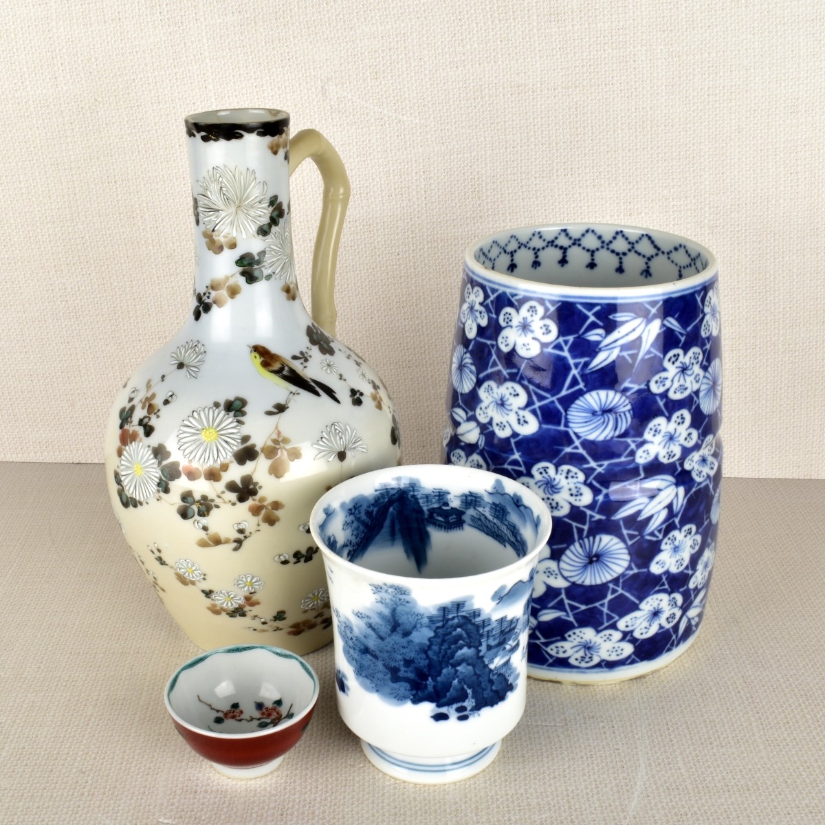 Collection of Asian Porcelain Pieces.