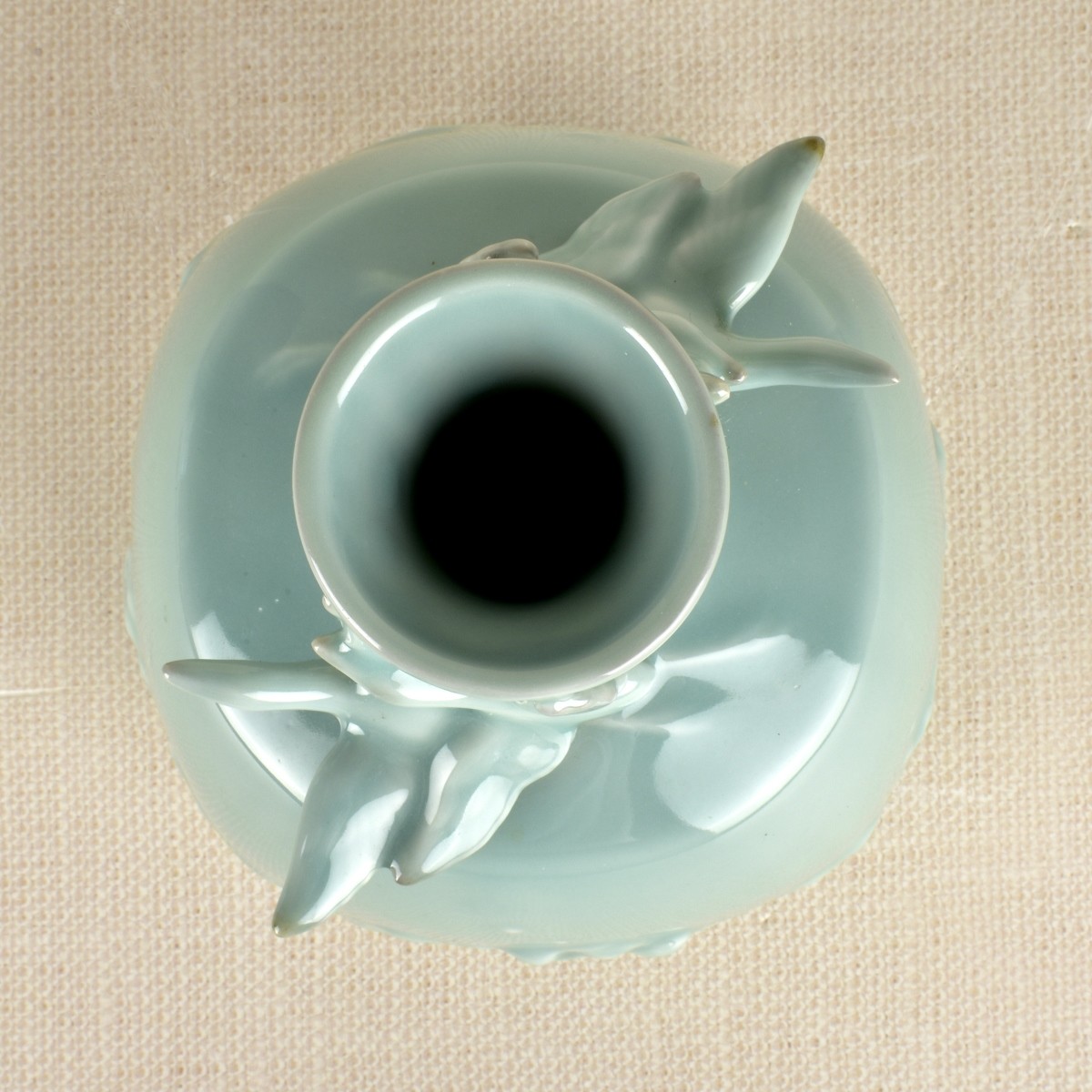 Japanese Studio Celadon Vase