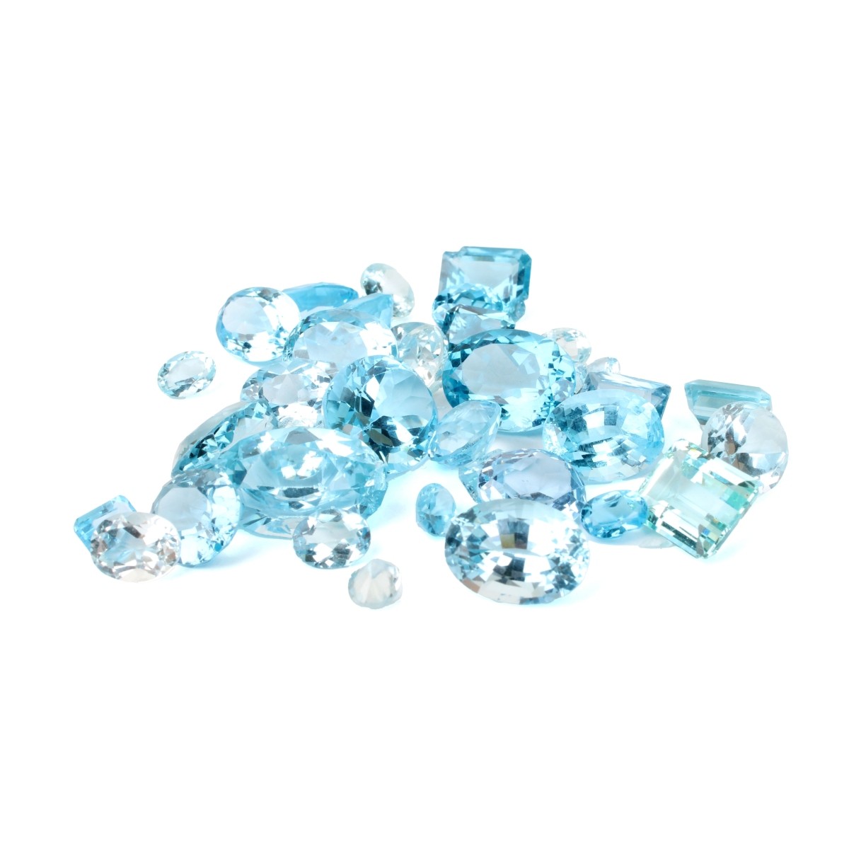 169.6CT TW Blue Topaz