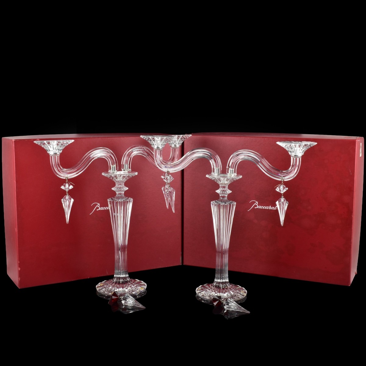 Baccarat Crystal "Mille Nuits" Candelabra