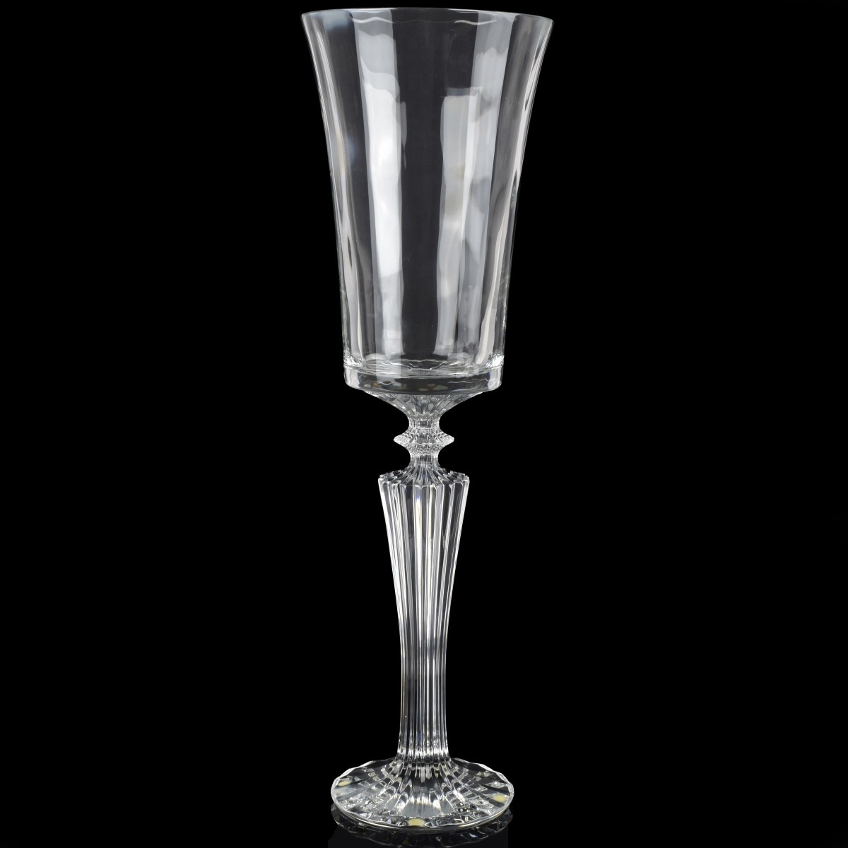 Large Baccarat Crystal "Mille Nuits" Vase