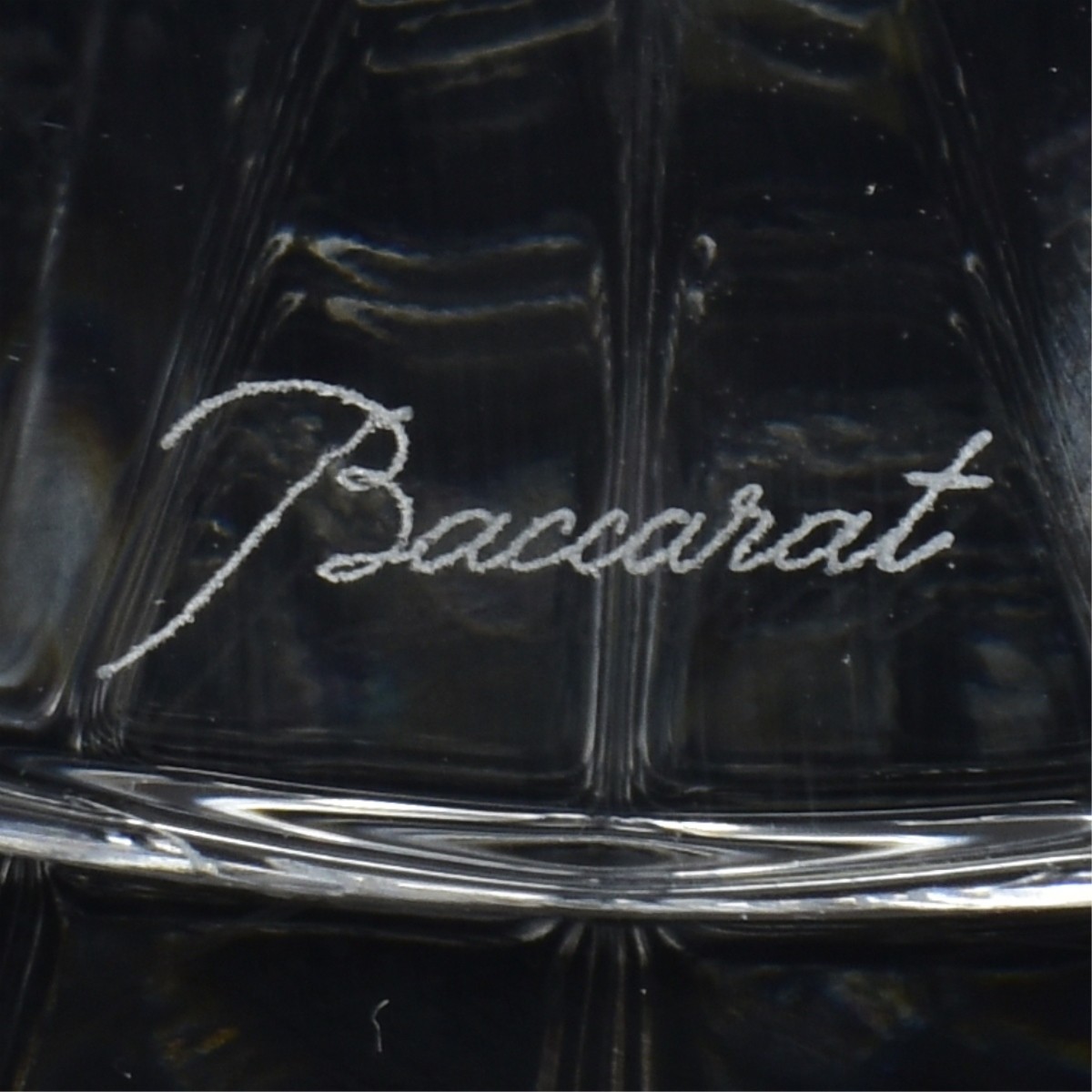 Large Baccarat Crystal "Mille Nuits" Vase