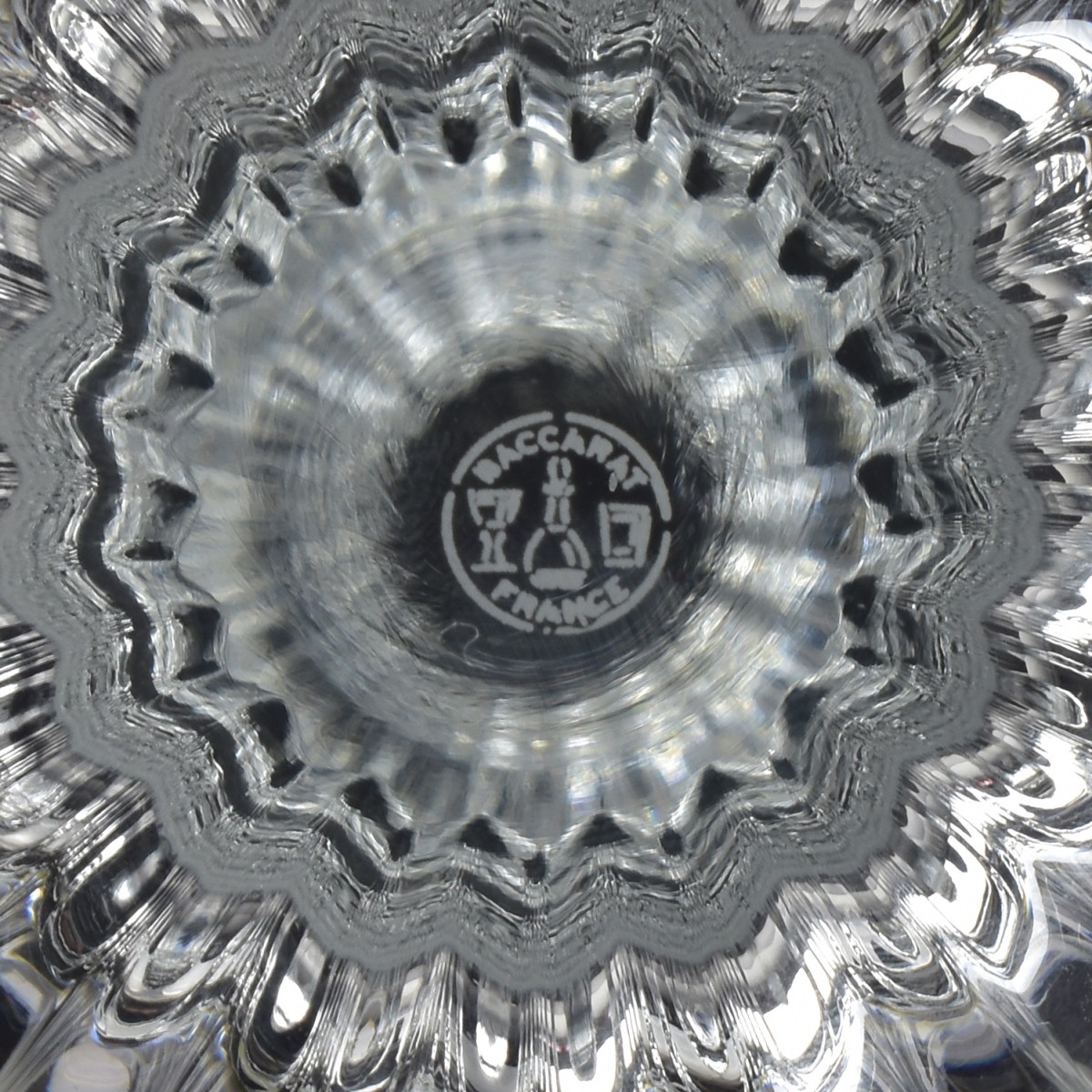 Large Baccarat Crystal "Mille Nuits" Vase