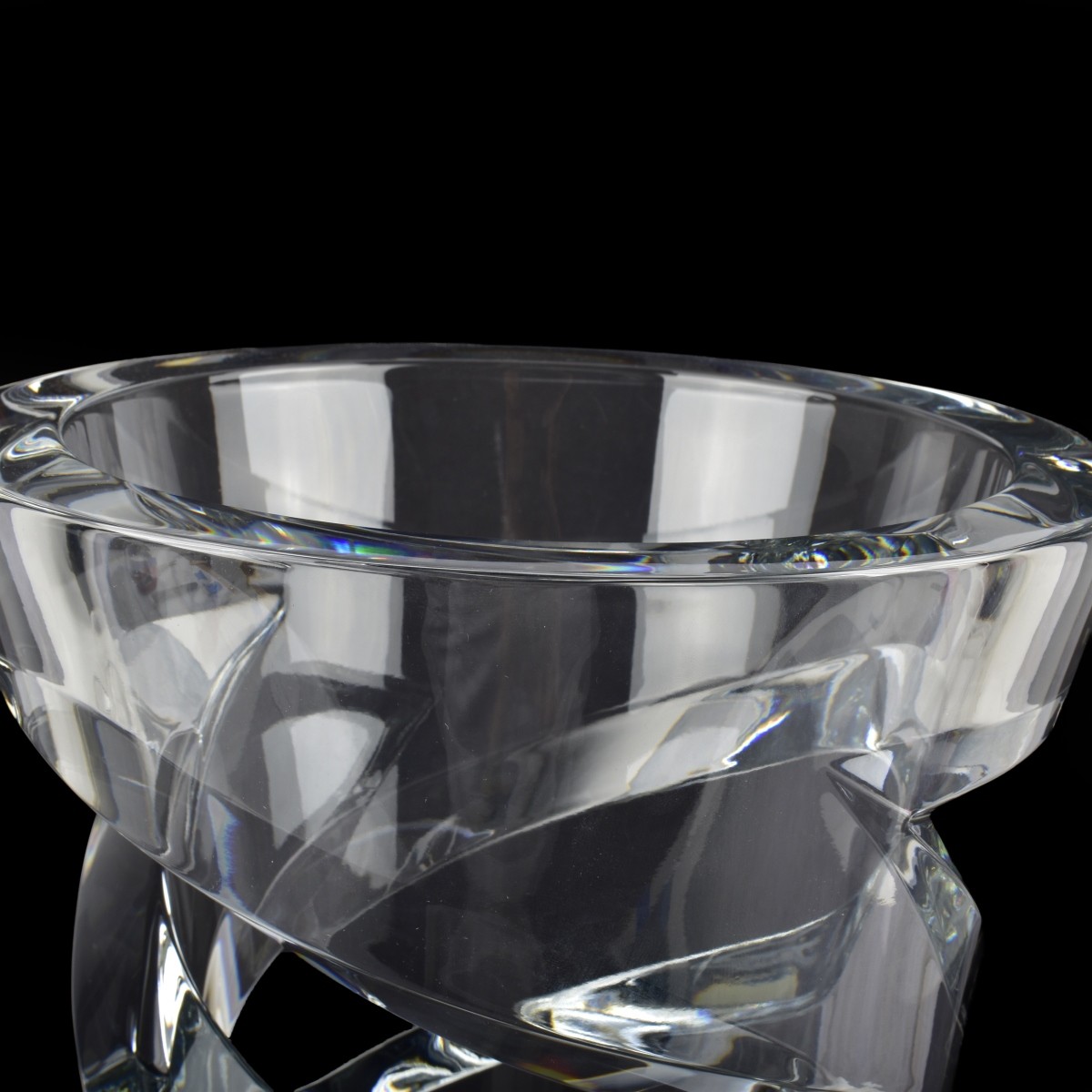 Large Baccarat Crystal "Mille Nuits" Vase