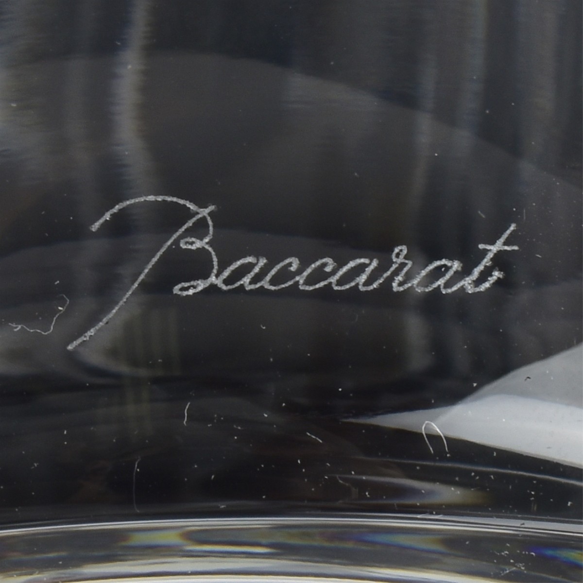 Large Baccarat Crystal "Mille Nuits" Vase
