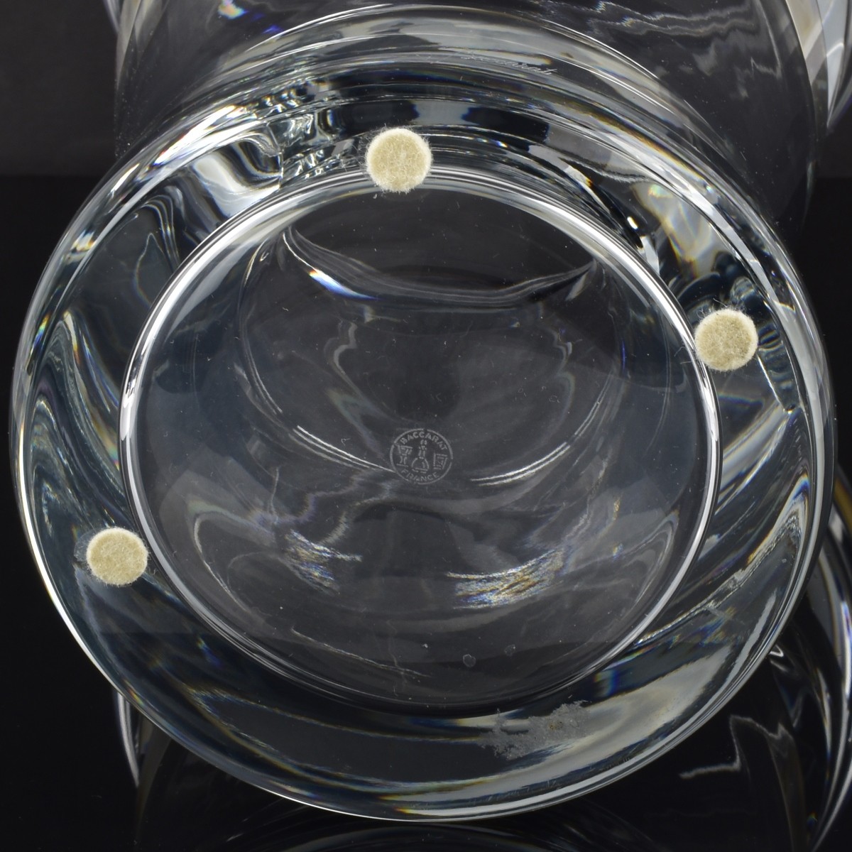 Large Baccarat Crystal "Mille Nuits" Vase
