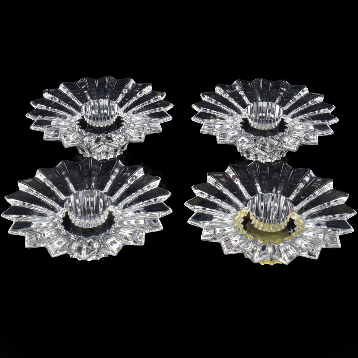 Baccarat "Mille Nuites" Candle Holders