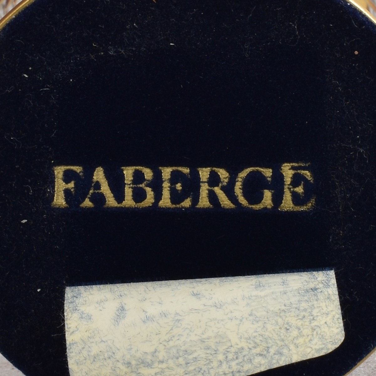 Faberge Signed Crystal Egg
