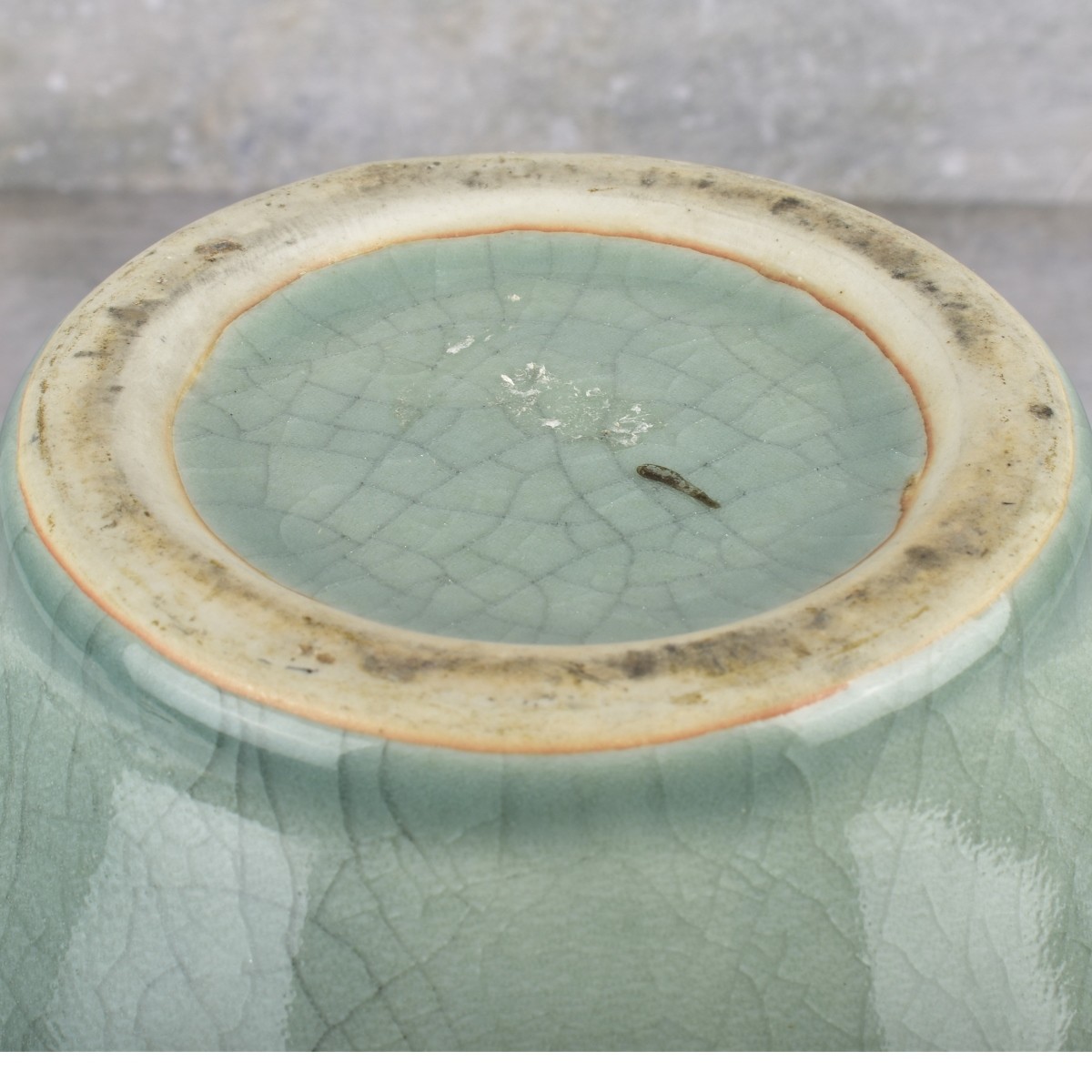 Chinese Celadon Crackle Glaze Vase