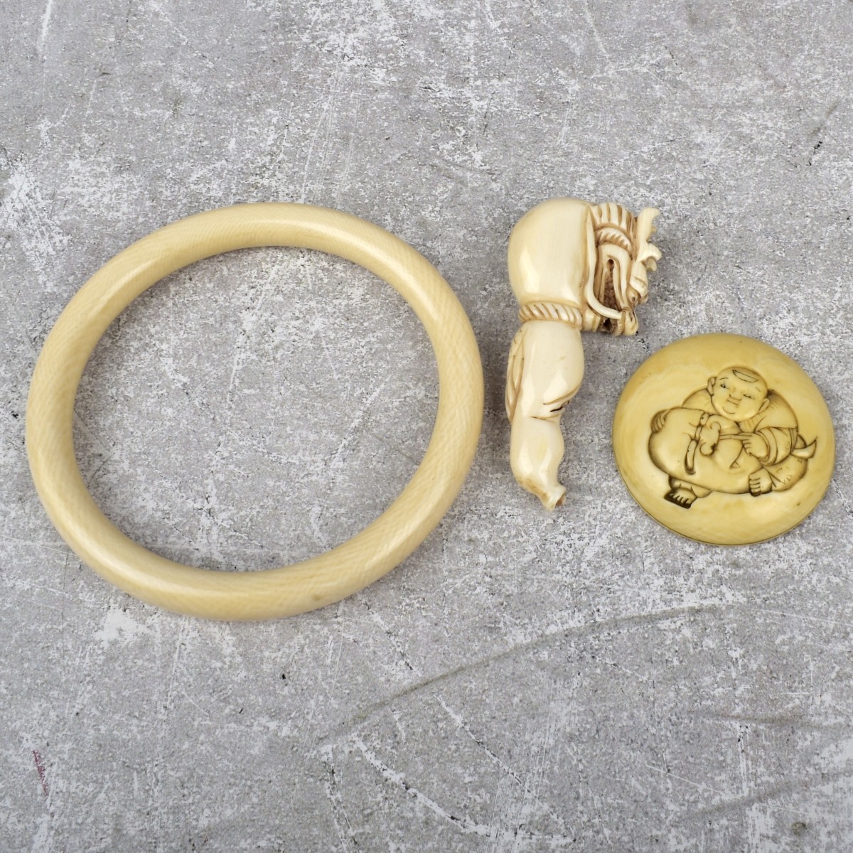 Pieces of Various Carved Items