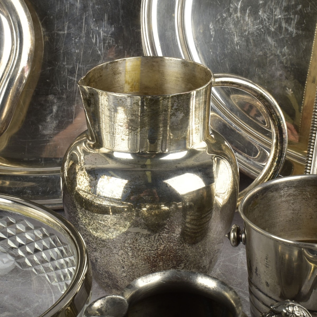 Large Lot of Miscellaneous Silver Plated Pieces