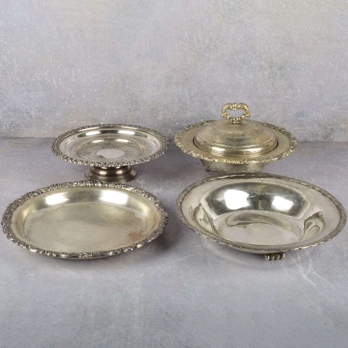 Large Lot of Miscellaneous Silver Plated Pieces