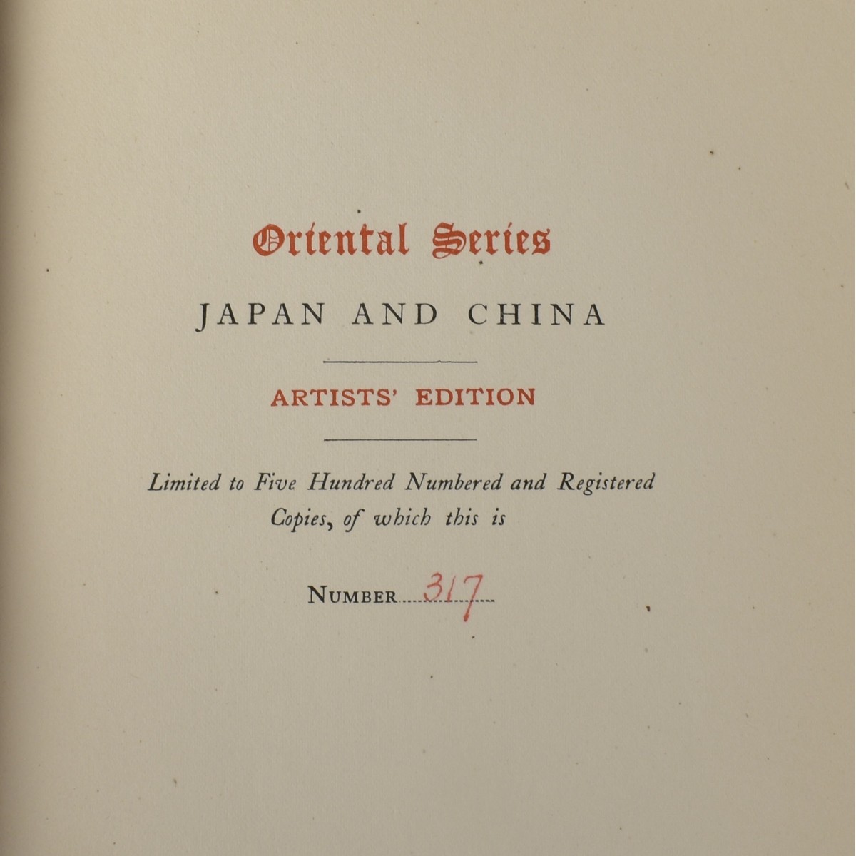 Oriental Series-Japan