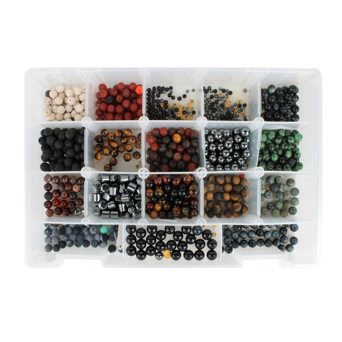 Tray Lot of Assorted Beads