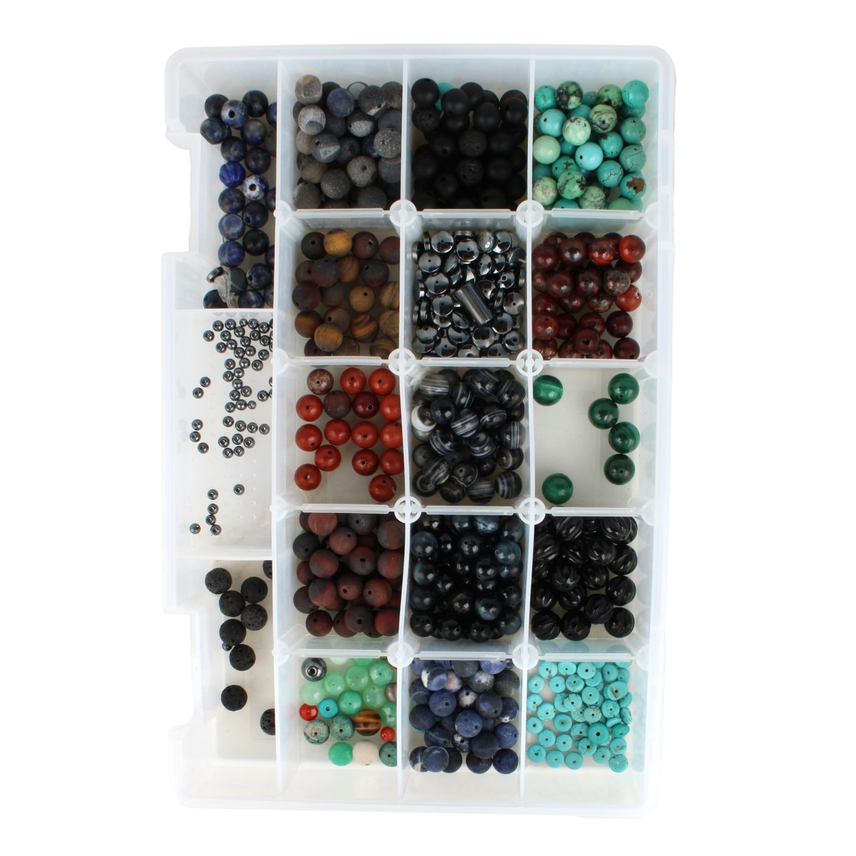 Tray Lot of Assorted Beads