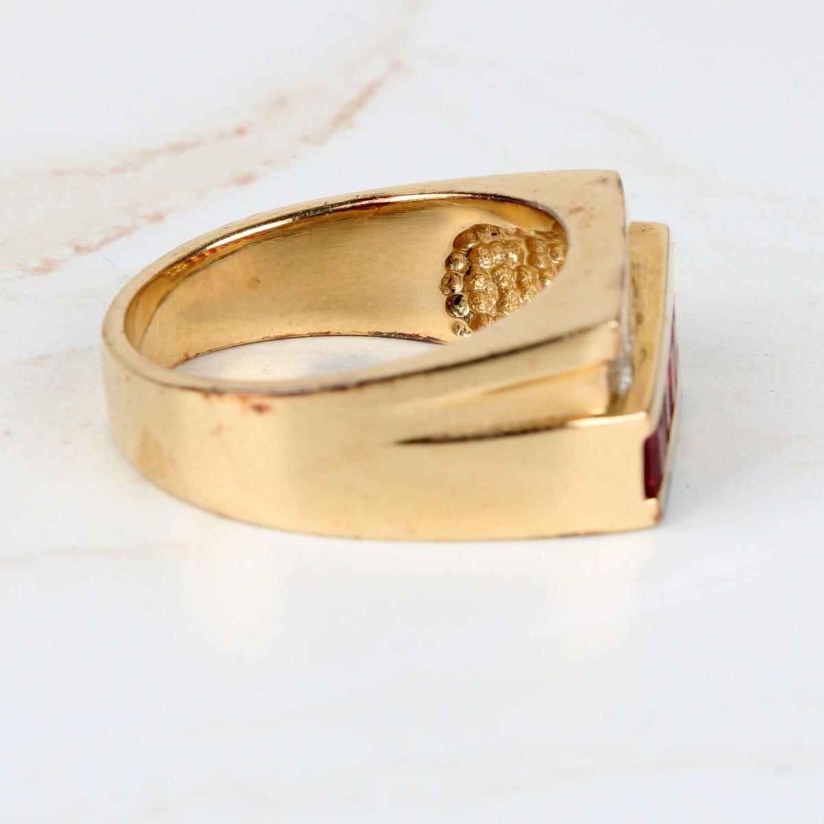 Ruby, Diamond and 14K Ring