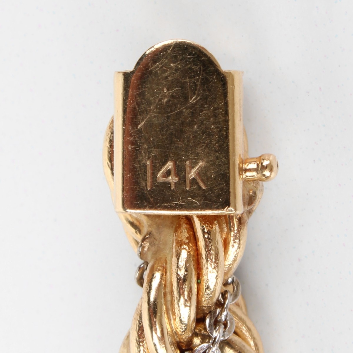 14K Rope Link Necklace
