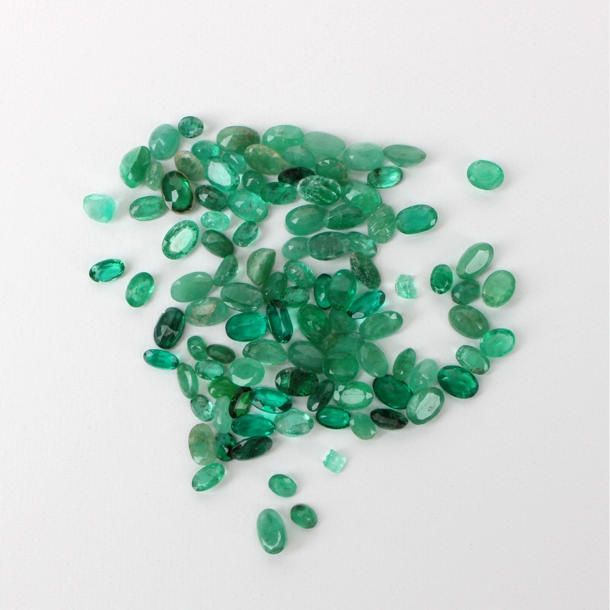34.1CT TW Colombian Emeralds