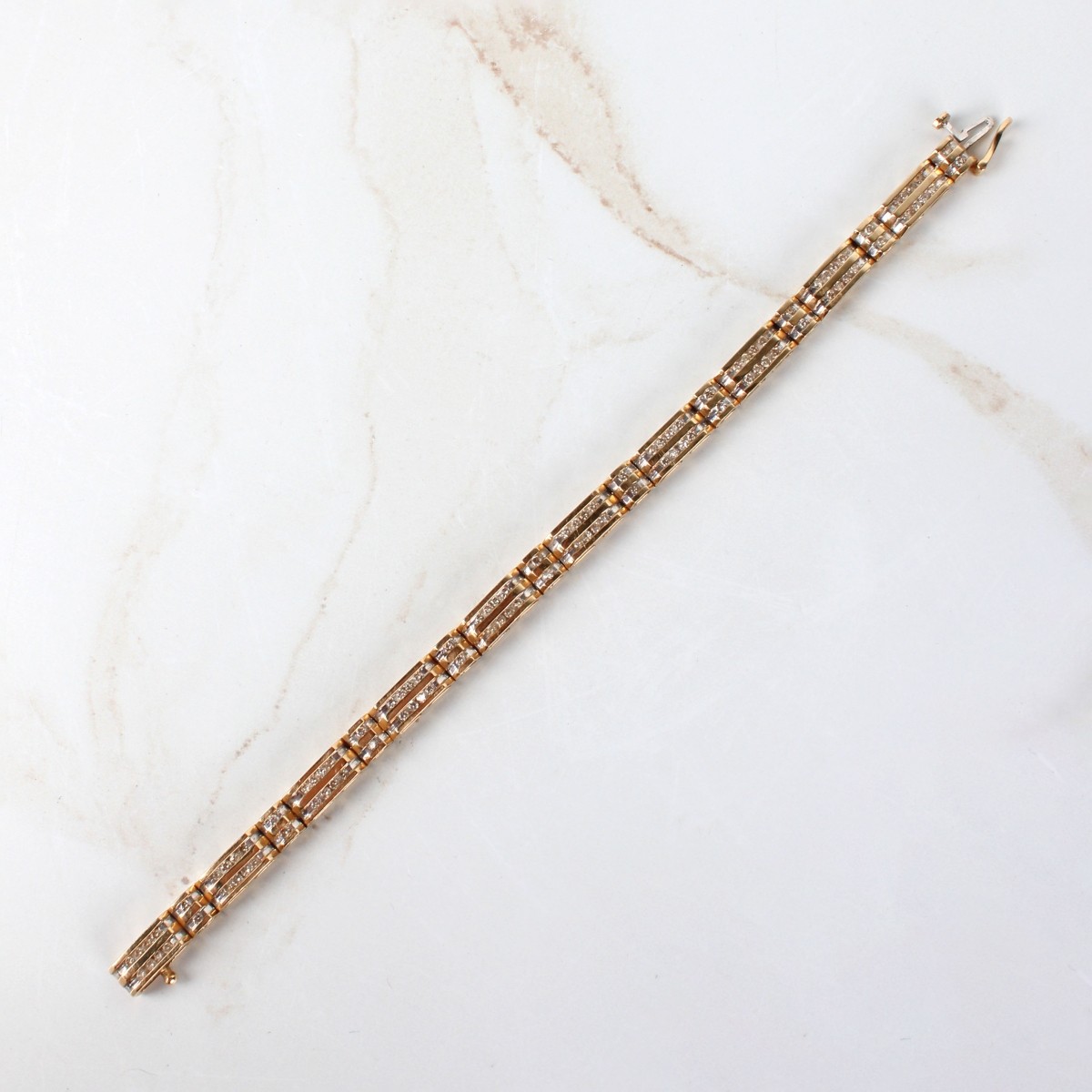 Diamond and 14K Bracelet
