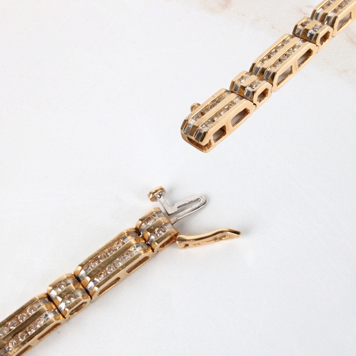 Diamond and 14K Bracelet