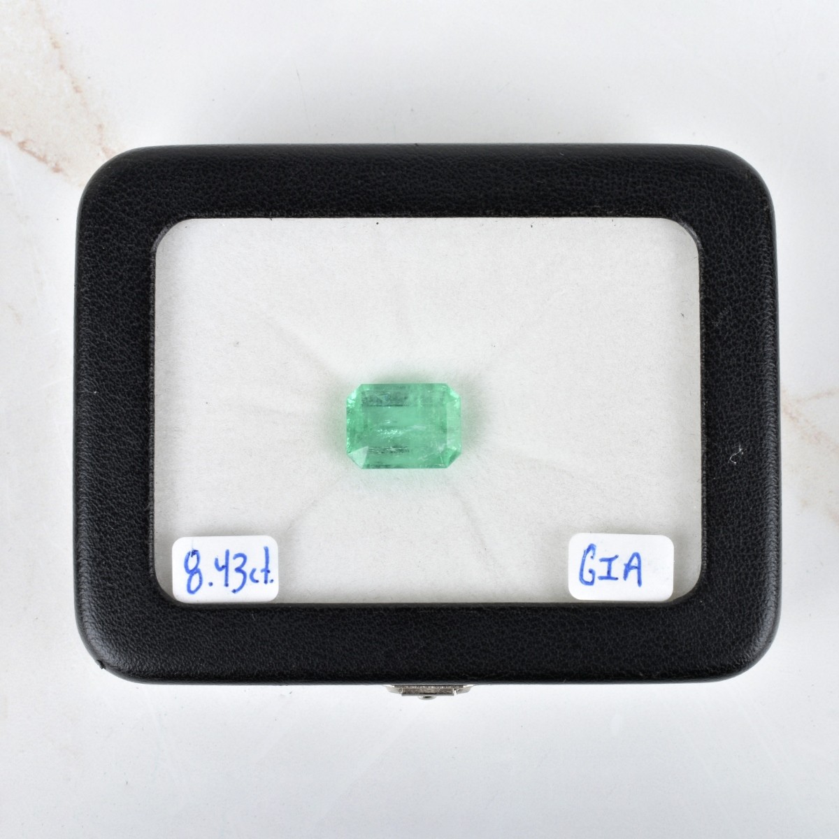 GIA 8.43ct Colombian Emerald