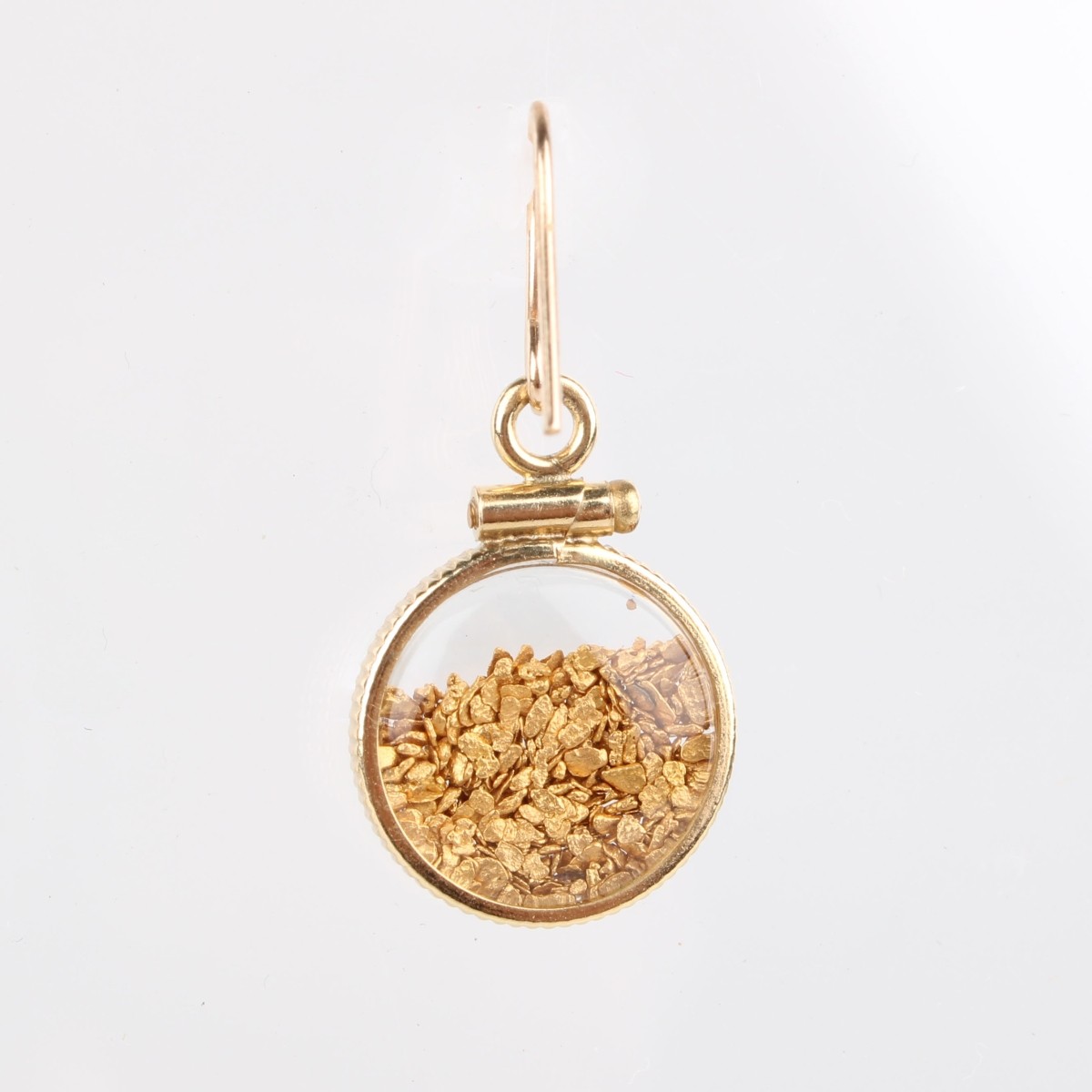Gold Dust and 14K Earrings