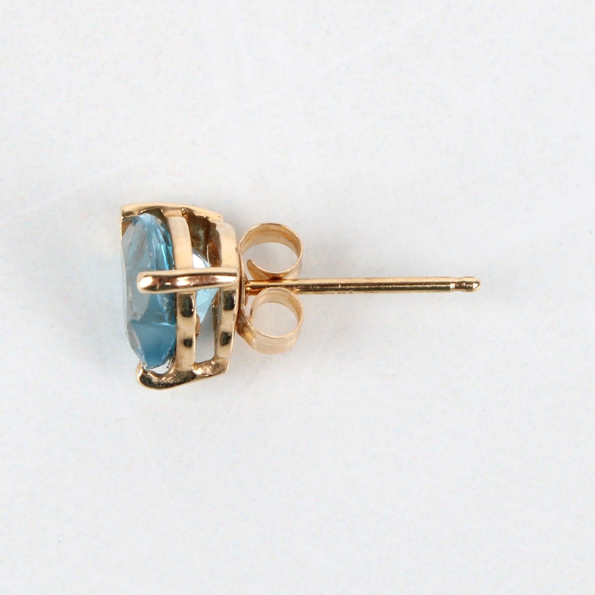 Blue Topaz Necklace and Ear Studs