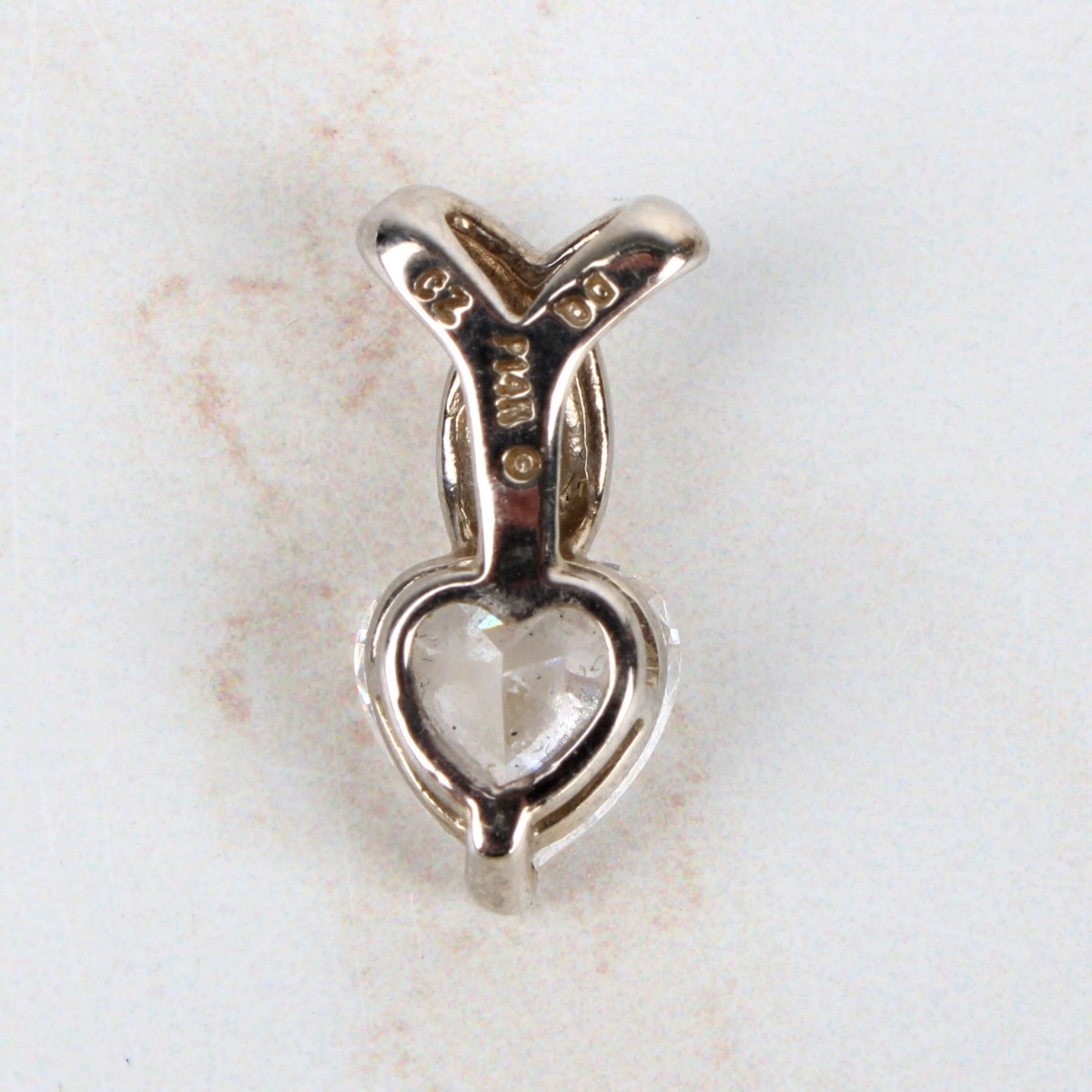14K and Cubic Zirconia Pendant
