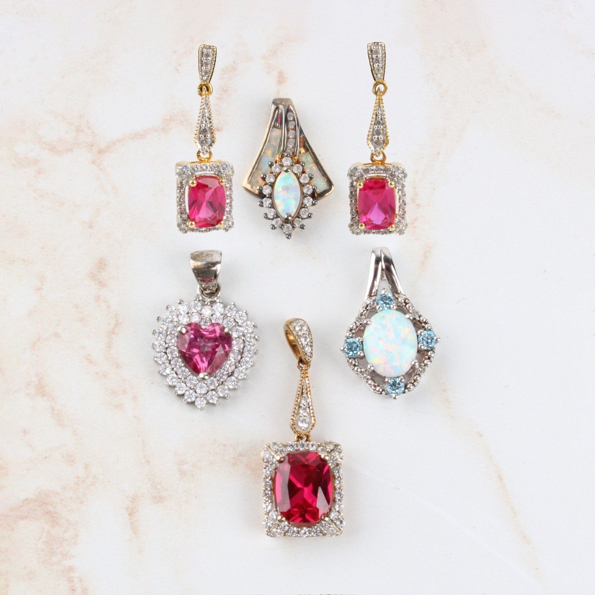 Gemstone and Sterling Jewelry