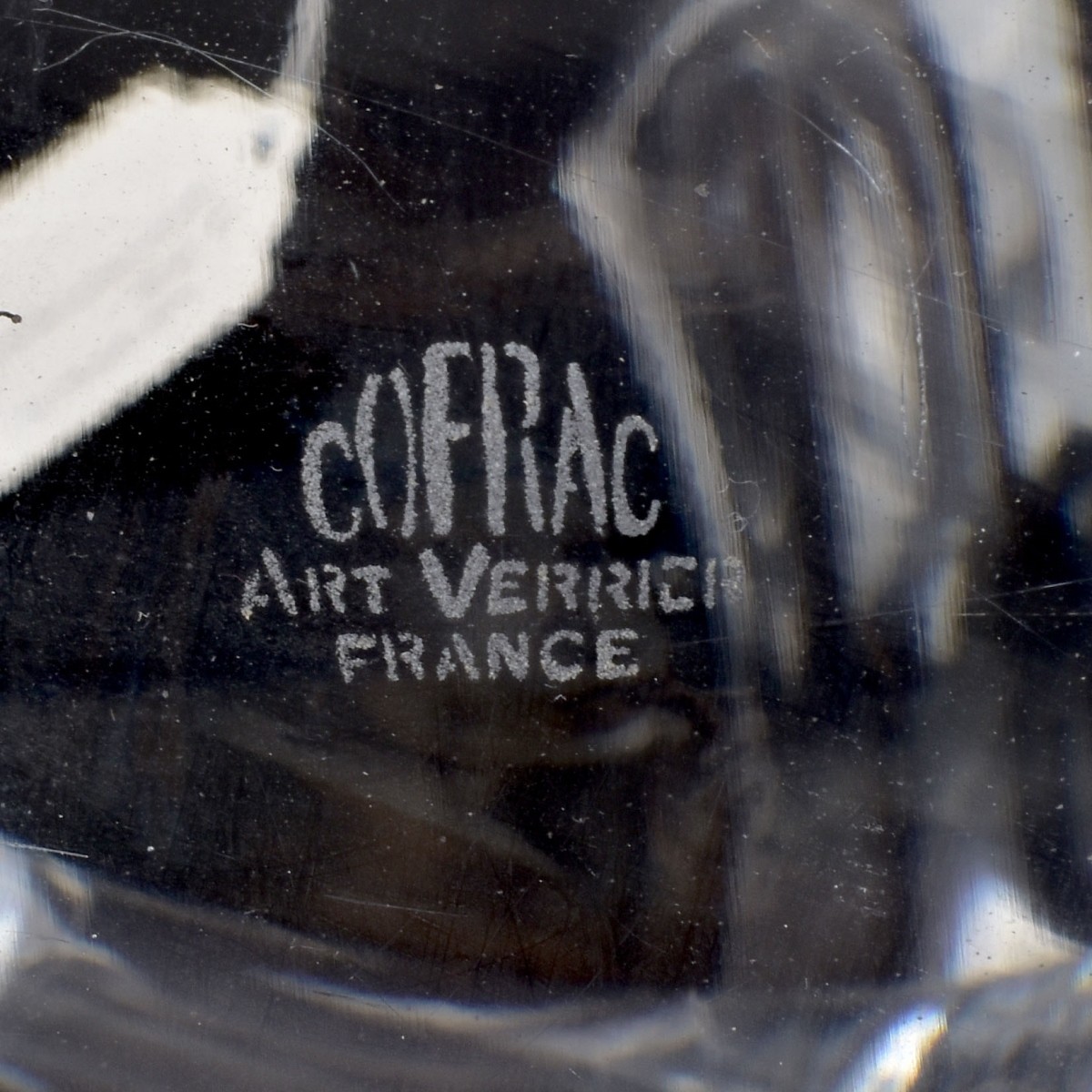 Large Cofrac Art Verrier Art Glass Sculpture