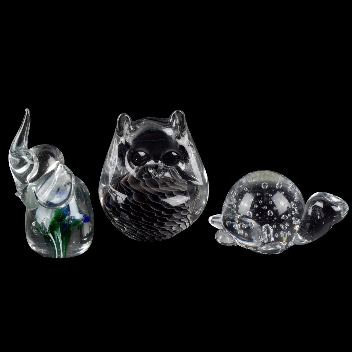 Collection of Vintage Glass Paperweights