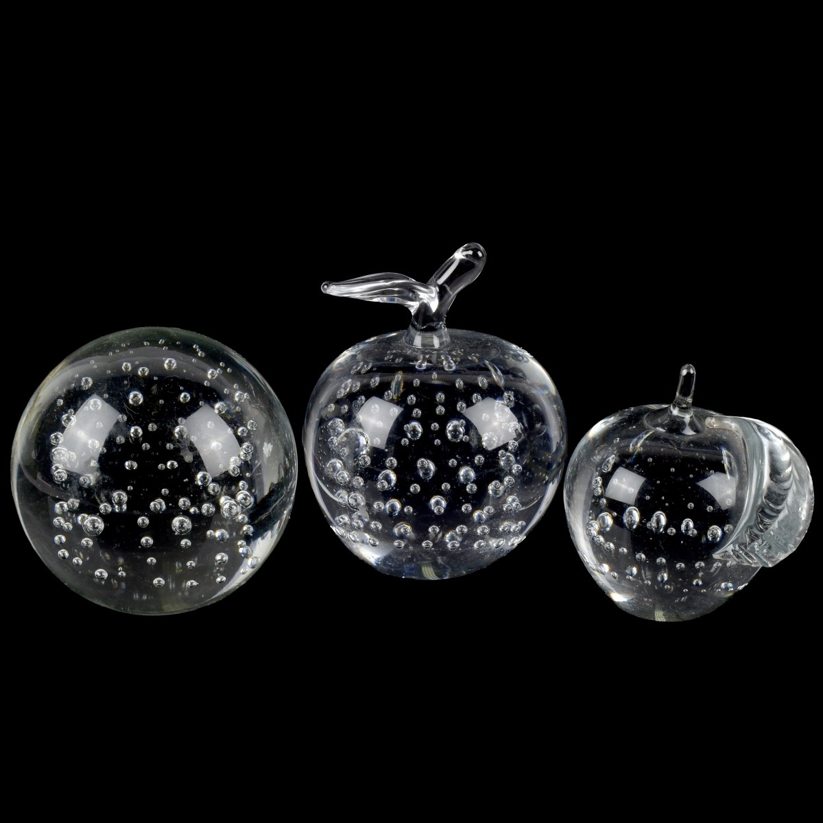 Collection of Vintage Glass Paperweights