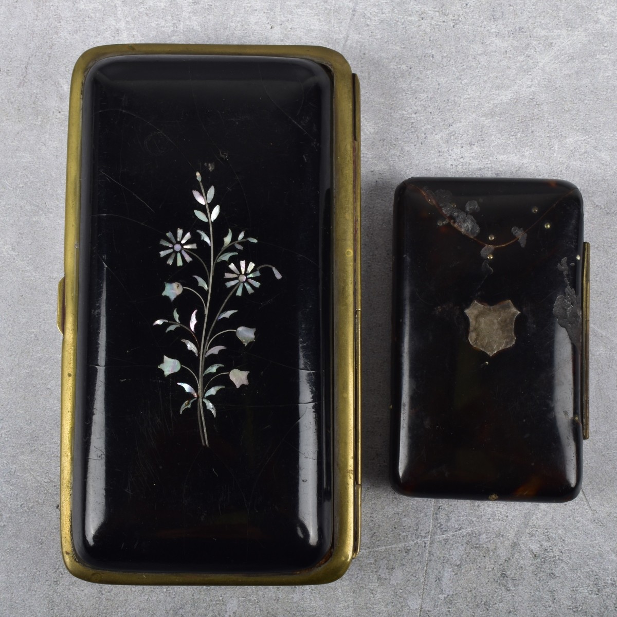 Antique Inlaid Boxes