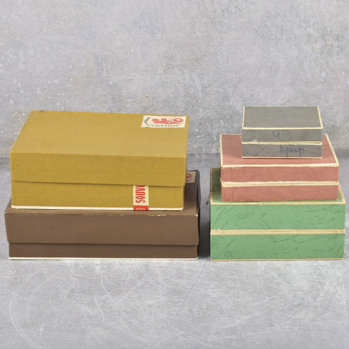 Vintage Russian Paper Mache Boxes