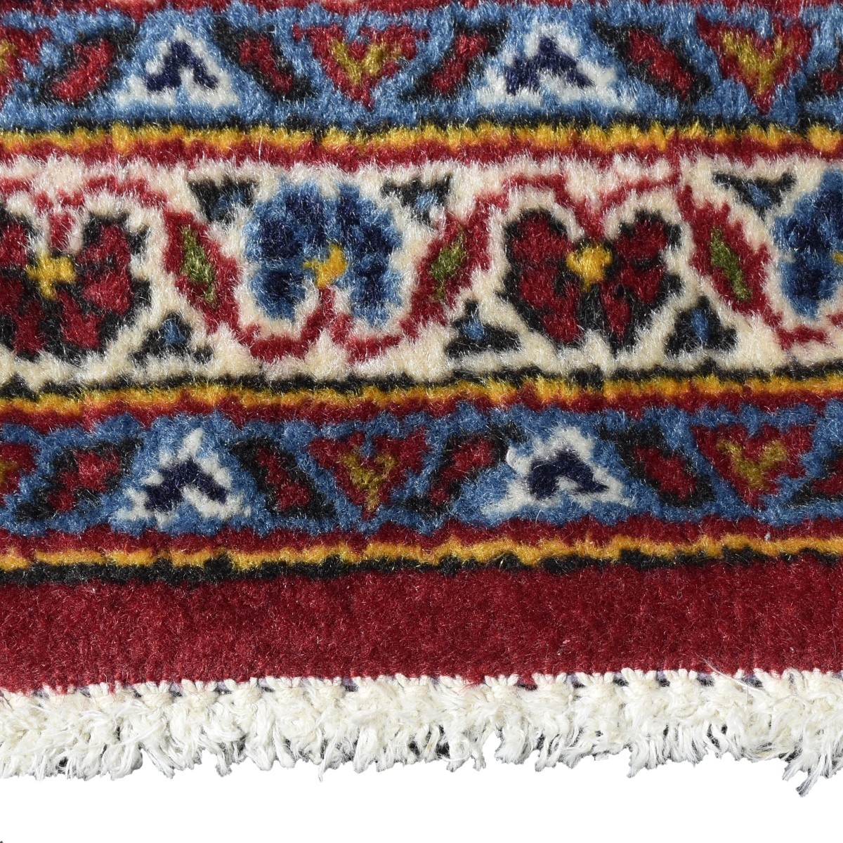 Semi-antique Persian Kashan Rug