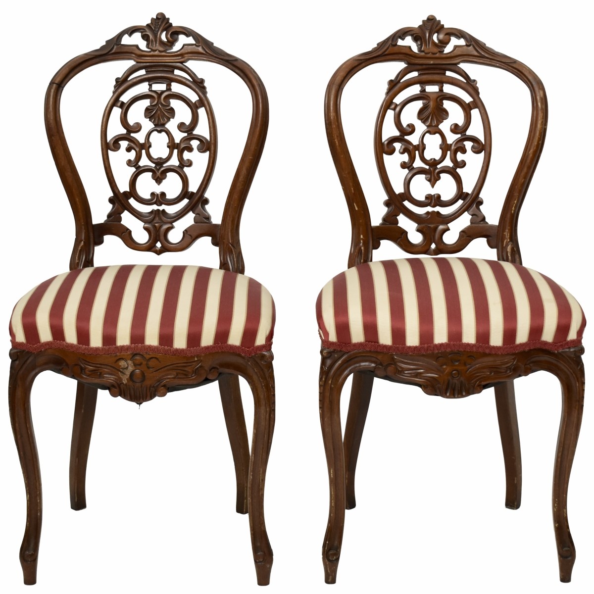 Antique Carved Wood Chairs