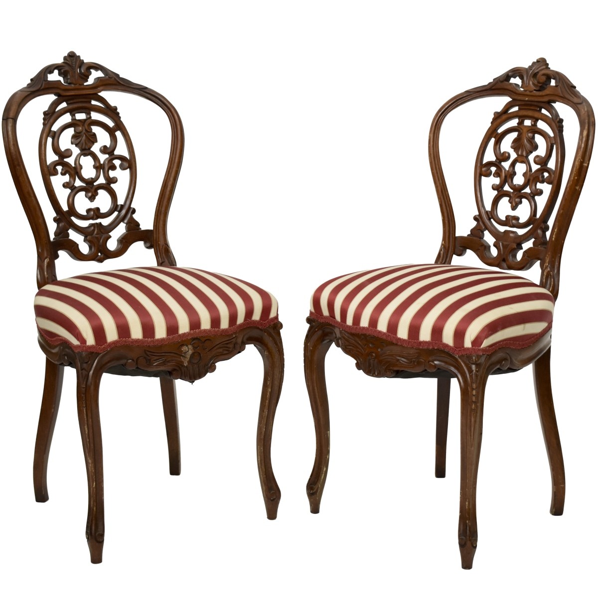 Antique Carved Wood Chairs