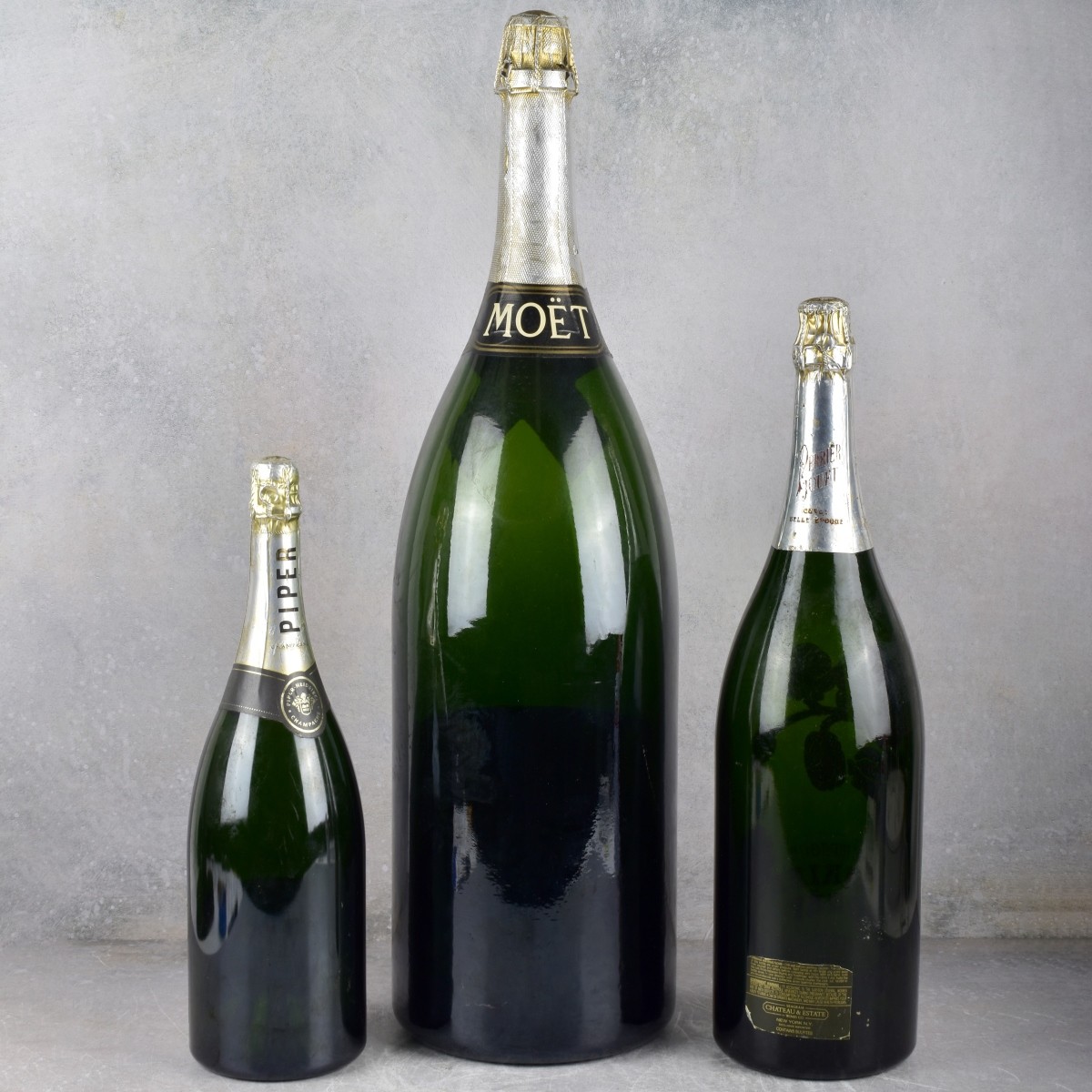 Vintage French Champagne Bottles