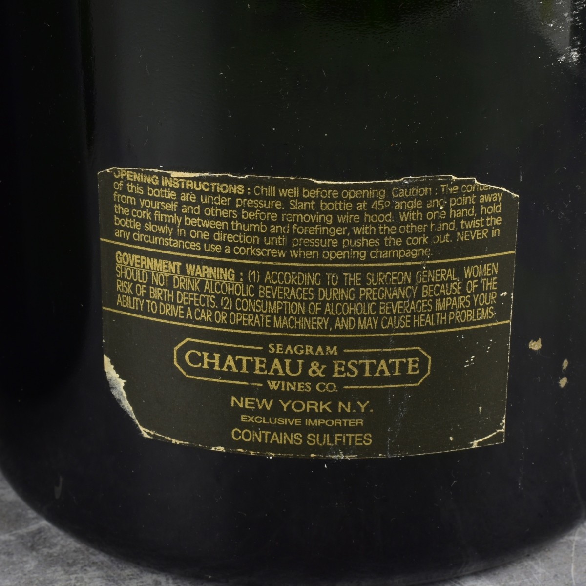 Vintage French Champagne Bottles